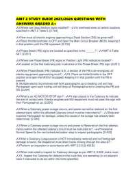 AMT 2 STUDY GUIDE 2025/2026 QUESTIONS WITH ANSWERS GRADED A+