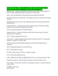 2025 FPC PAYROLL FUNDAMENTALS FINAL EXAM QUESTIONS EVALUATION WITH ANSWERS 2025/2026 GRADE