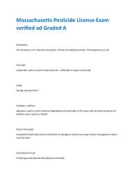 Pesticide License Exam Glossary: Key Terms and Definitions
