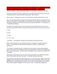 2025 PENNSYLVANIA PROPERTY AND CASUALTY LICENSING FINAL EXAM QUESTIONS WITH ANSWERS GRADED
