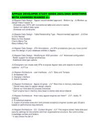 APPIAN DEVELOPER STUDY GUIDE 2025/2026 QUESTIONS WITH ANSWERS MARKED A+