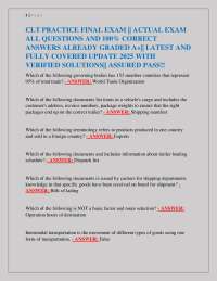 Logistics and Supply Chain Practice Exam: Questions and Answers