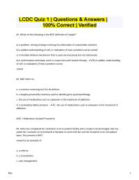 Addiction Counseling Quiz: Questions and Answers for Counselors