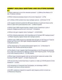 ARMRIT 2025/2026 QUESTIONS AND SOLUTIONS RANKED A+
