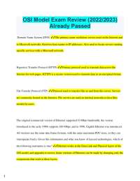 2025 OSI Model Exam Review (2022/2023) Already Passed Domain Name System (DNS) The pri