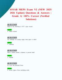 ASVAB Mechanical Comprehension Exam Questions and Answers (2025/2026 Update)