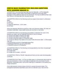 CDW110 MAIN EXAMINATION 2025/2026 QUESTIONS WITH ANSWERS GRADED A+