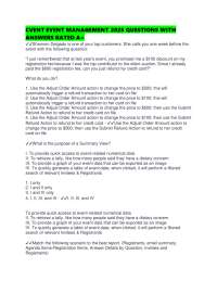 CVENT EVENT MANAGEMENT 2025 QUESTIONS WITH ANSWERS RATED A+