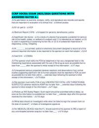 CCRP SOCRA EXAM 2025/2026 QUESTIONS WITH ANSWERS RATED A+