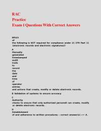 FDA Regulatory Compliance Practice Exam Questions