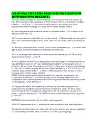CCS ACTUAL TEST PAPER EXAM 2025/2026 QUESTIONS WITH SOLUTIONS GRADED A+