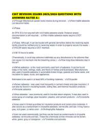 CSST REVISION EXAMS 2025/2026 QUESTIONS WITH ANSWERS RATED A+