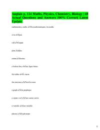 English-French Science Vocabulary: Maths, Physics, Chemistry, Biology