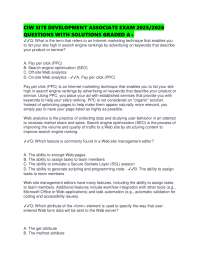 CIW SITE DEVELOPMENT ASSOCIATE EXAM 2025/2026 QUESTIONS WITH SOLUTIONS GRADED A+