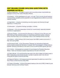 CSST RELIABLE EXAMS 2025/2026 QUESTIONS WITH ANSWERS RATED A+