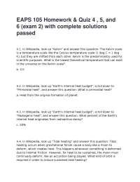 EAPS 105 Homework & Quiz 4 , 5, and 6 (exam 2) with complete solutions passed-28.docx