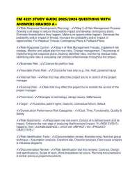 CM 4221 STUDY GUIDE 2025/2026 QUESTIONS WITH ANSWERS GRADED A+