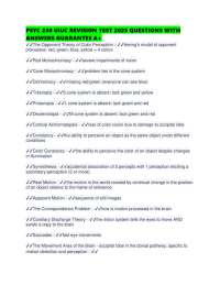 PSYC 230 UIUC REVISION TEST 2025 QUESTIONS WITH ANSWERS GUARANTEE A+
