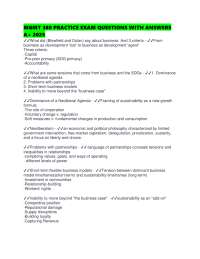 MGMT 380 PRACTICE EXAM QUESTIONS WITH ANSWERS A+ 2025