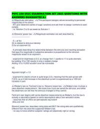 PSYC 230 UIUC EXAMINATION SET 2025 QUESTIONS WITH ANSWERS GUARANTEE A+