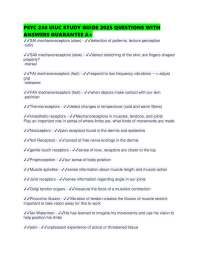 PSYC 230 UIUC STUDY GUIDE 2025 QUESTIONS WITH ANSWERS GUARANTEE A+