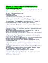 PSYC 230 UIUC TEST PAPER 2025 QUESTIONS WITH ANSWERS GUARANTEE A+