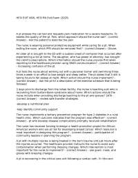HESI EXIT NGN, HESI RN Exit Exam (2025) questions and answers