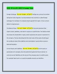 SIE Exam 2025: Key Financial Concepts and Definitions
