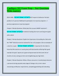 Canfitpro Exam Prep: Test Questions and Answers