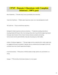 CPXP Domain 4: Key Concepts and Solutions for Patient Experience