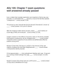 Chapter 7 Exam Questions and Answers: Understanding Family Dynamics and Child Abuse