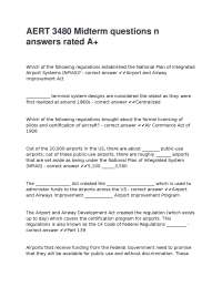 AERT 3480 Midterm Exam Questions and Answers