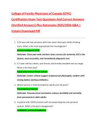 Certification Exam Q&A for Family Physicians: 2025/2026