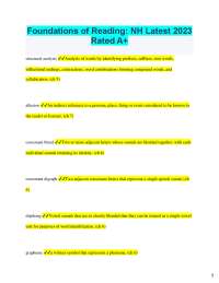 2025 Foundations of Reading: NH Latest Rated A+ structural analysis Analysis of w