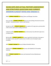 NCIDQ IDPX Exam Prep: Structured Questions and Answers