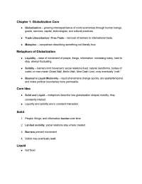 Globalization: Core Concepts, Theories, and Dynamics