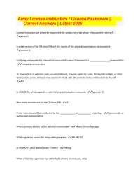 Army Driver Training Questions and Answers