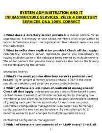 Directory Services Q&A: IT Infrastructure and System Administration
