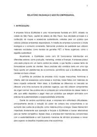 Análise da Estrutura Organizacional e Modelo de Gestão da EcoModas