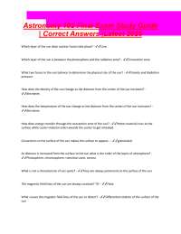 Astronomy 102 Final Exam Study Guide: Questions and Answers