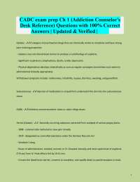 CADC Exam Prep: Addiction Counselor's Desk Reference Q&A