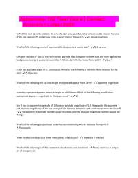 Astronomy 102 Final Exam Questions and Answers