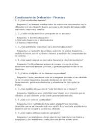 cuestionario de finanzas