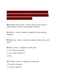 ABC BARTENDING EXAM QUESTIONS WITH COMPLETE SOLUTIONS LATEST 2025 ALREADY PASSED