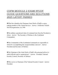 CDFM MODULE 2 EXAM STUDY GUIDE QUESTIONS AND SOLUTIONS 2025 LATEST PASSED