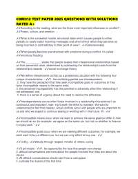 COM312 TEST PAPER 2025 QUESTIONS WITH SOLUTIONS RATED A+
