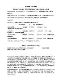 ESCRITO ANEXO PARA EL IFREM