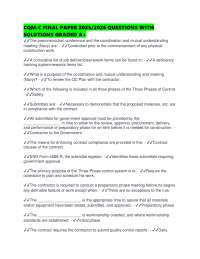CQM-C FINAL PAPER 2025/2026 QUESTIONS WITH SOLUTIONS GRADED A+