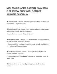 MISY 5340 CHAPTER 3 ACTUAL EXAM 2025 ELITE REVIEW GUIDE WITH CORRECT ANSWERS GRADED A+
