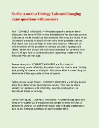 Urology Exams Q&A: A Comprehensive Guide to Common Tests and Procedures